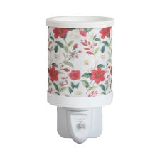 Aroma Red Floral Plug In Wax Melt Warmer